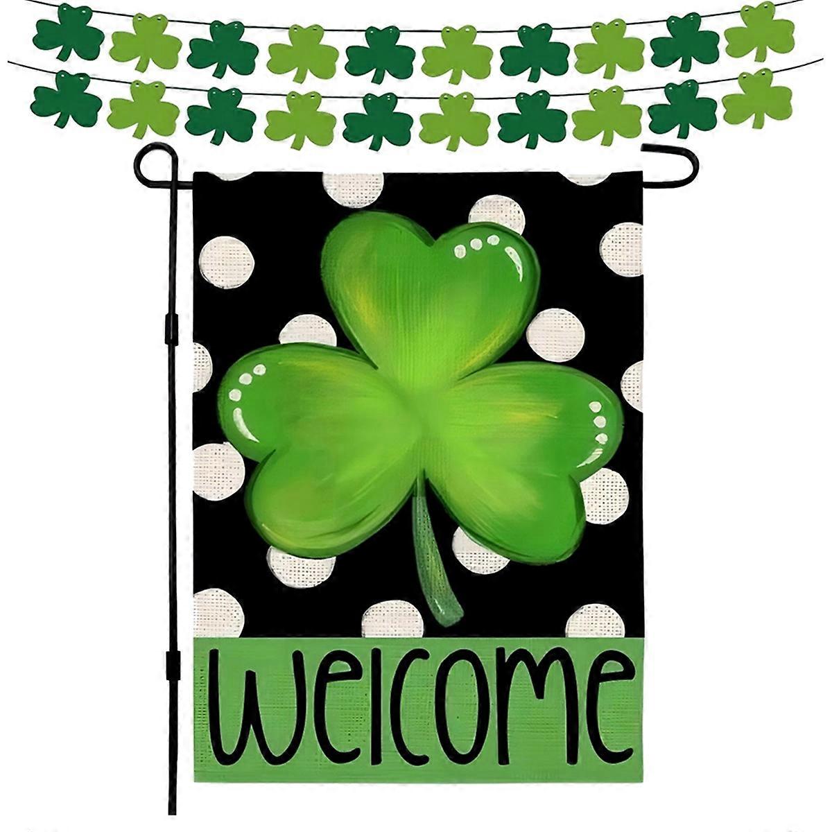 Drapeau de jardin double face pour extérieur