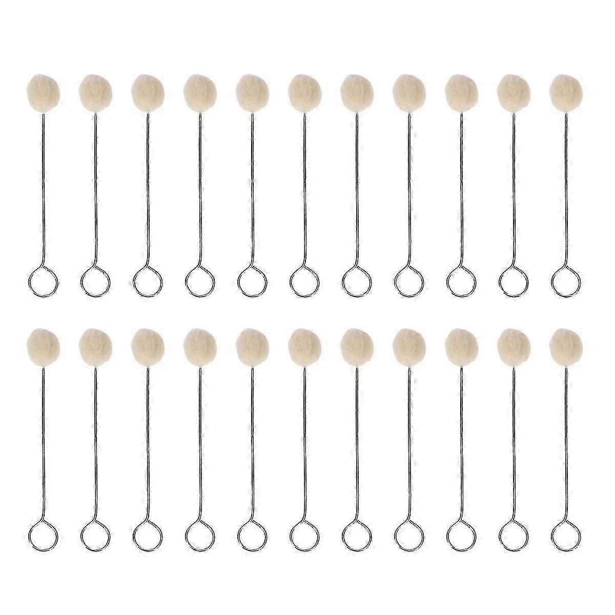 25 Pcs Wool Leather Daubers for Leather Dyes