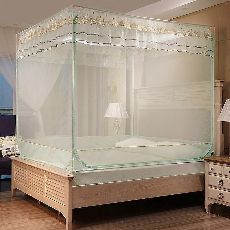 Household Free Installation Thickened Encryption Dustproof Mosquito Net 200x220 cm Bed Back