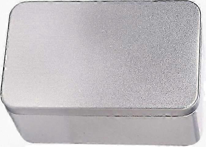 Rectangular Metal Container - Tinplate - 13 X 8 X 6 Cm