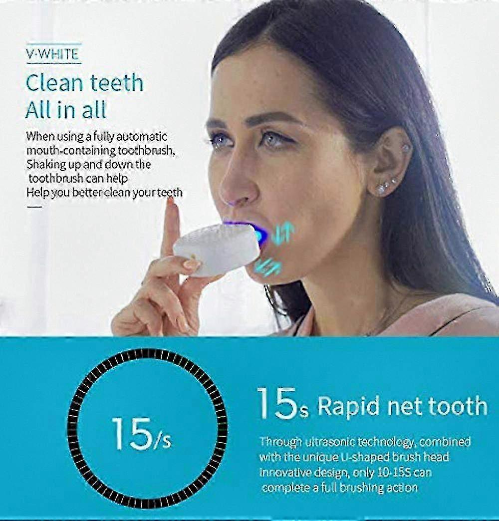 Sonic Electric Toothbrush, Automatic U-Shape Toothbrush, Teeth Cleaning and Whitening Kit