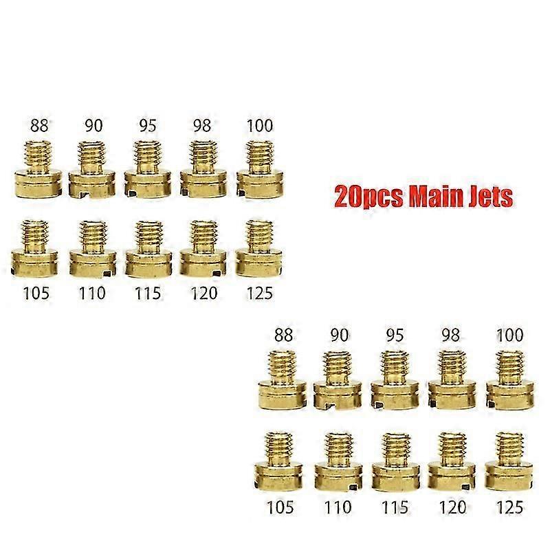 VM22 VM24 N100/604 Large Round Main Jet For Mikuni VM26 Molkt Carburetor Carburator Nozzle Main Jets 125 150 200 250cc Gicleur