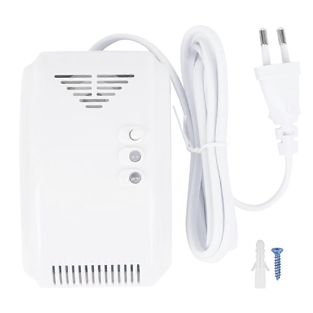 Gas Leak Alarm Combustible Natural C2H4O Detector Minitor Sniffer Tester EU 220V