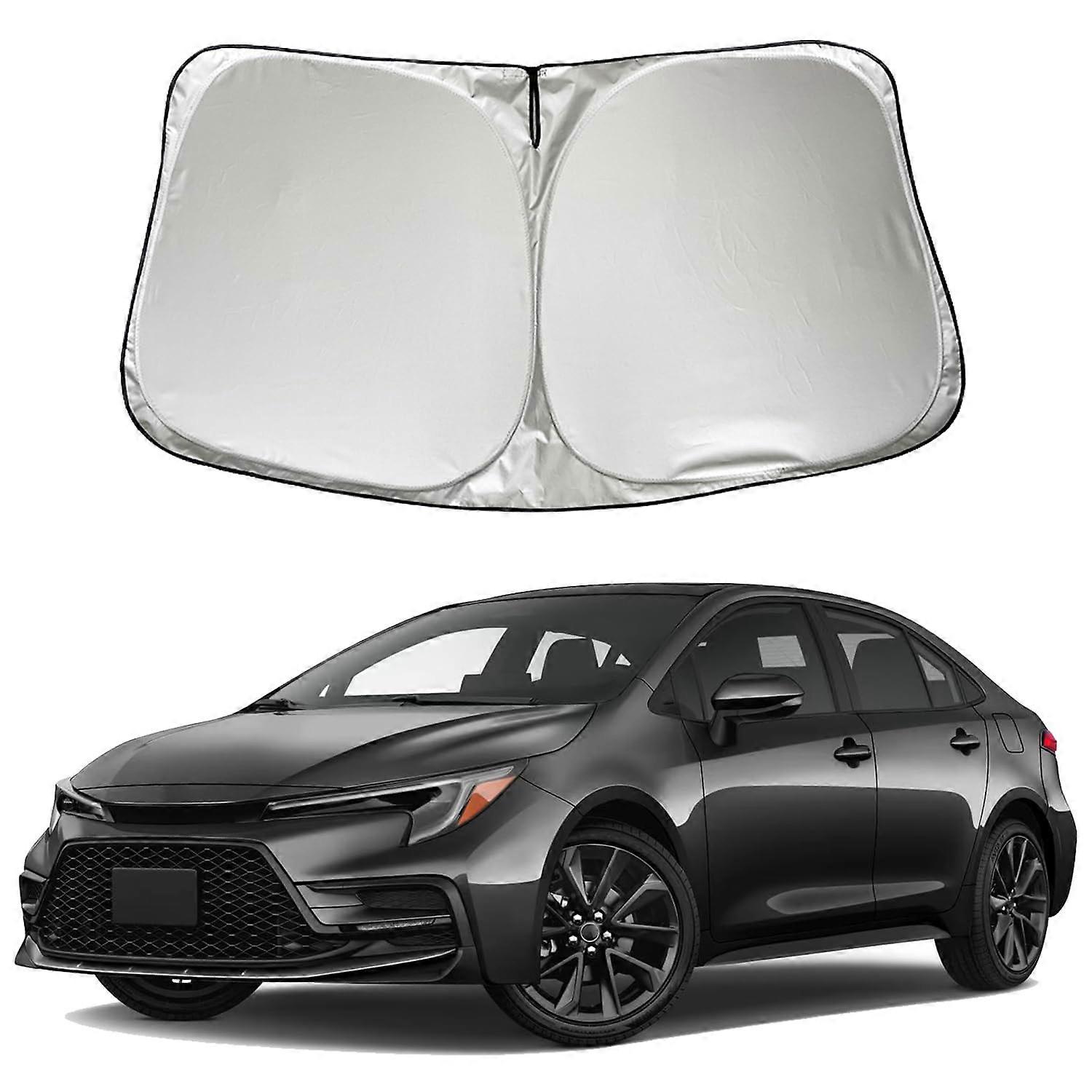 Windscreen Sun Shade for Toyota Corolla Not Compatible with Corolla Cross, UV Protection, Custom Fit, Durable Material