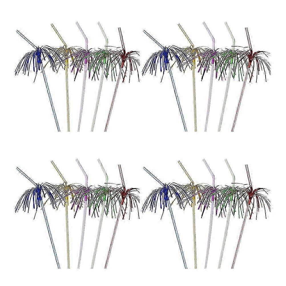 50 قطعة من القش الملون القش الزخرفي قش كوكتيل المشروبات الساخنة الباردة القش البلاستيك القش