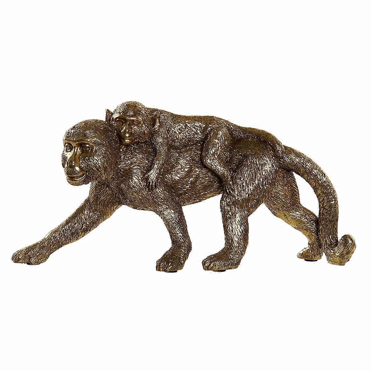Decorative Figure DKD Home Decor FZ-93395 Golden Colonial Monkeys 26 x 6 x 12 cm