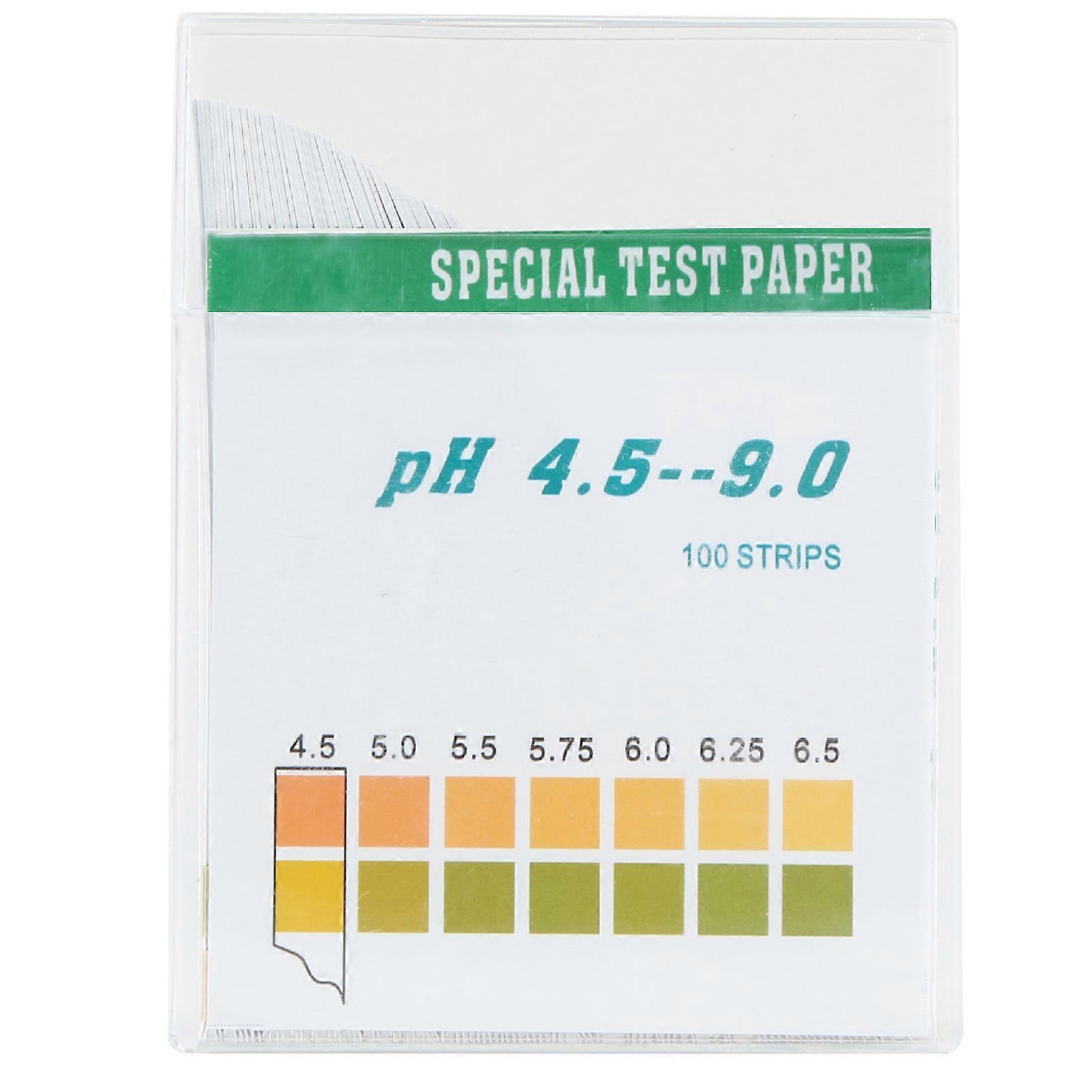 100pcs Wasserhärte Teststreifen Zweifarbige Empfindlichkeit Teststreifen