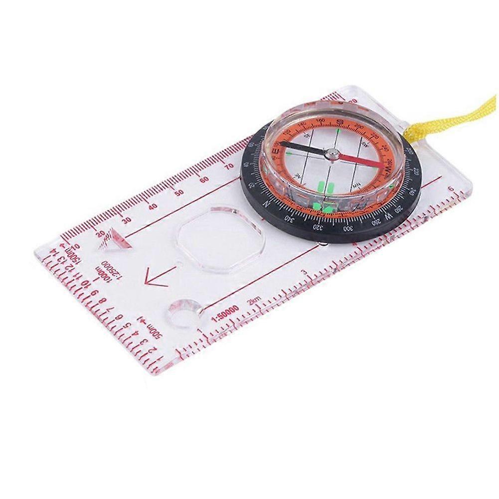 Baseplate Ruler Compass Map Scale Magnifier With Strap OCOMP7198