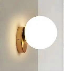 Bedroom Bedside Wall Lamp Simple Modern Glass Ball Study Background Wall Living Room Corridor Aisle Wall Nordic Ceiling Lamp