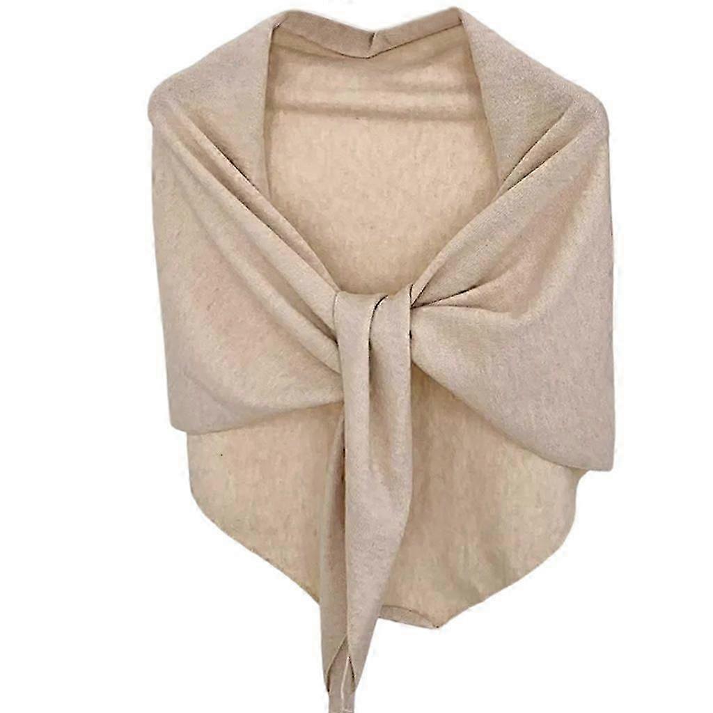 Elastischer Strickschal Elegante Strickponchos Trendige Damenmode Capes