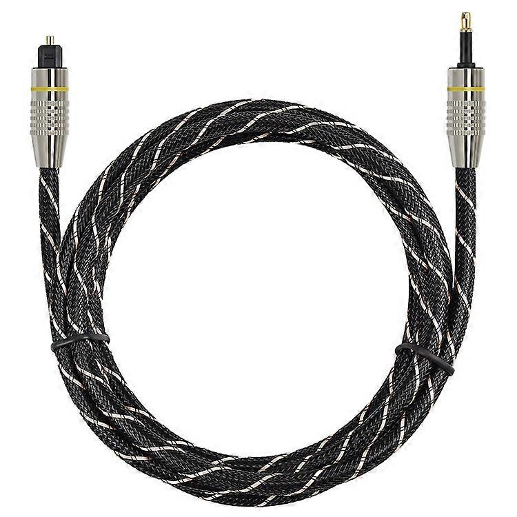 3m EMK OD6.0mm Square Port to Round Port Set-top Box Digital Audio Optical Fiber Connecting Cable
