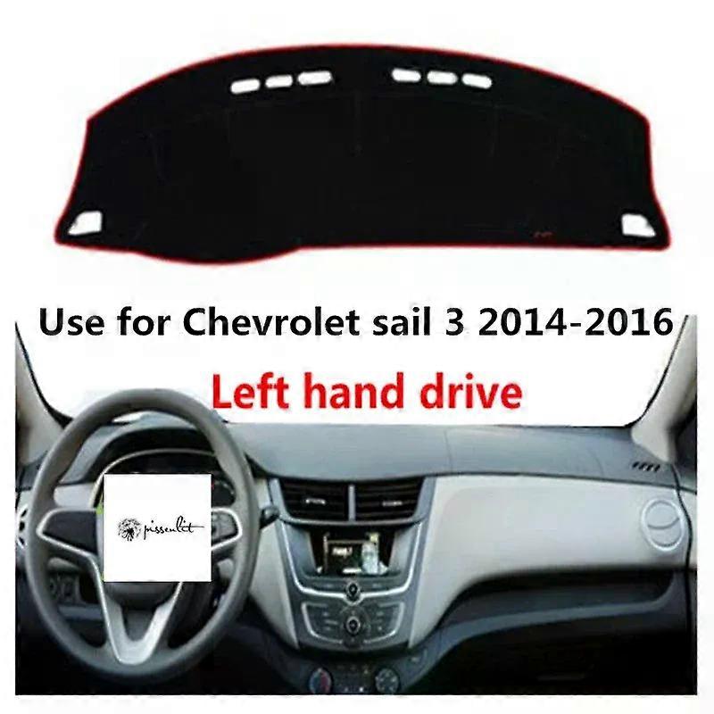 Pissenlit שמש צל נגד אבק רכב לוח מחוונים כיסוי מחצלת אביזרים עבור שברולט מפרש 3 2014 2015 2016 שמאל יד כונן כרית