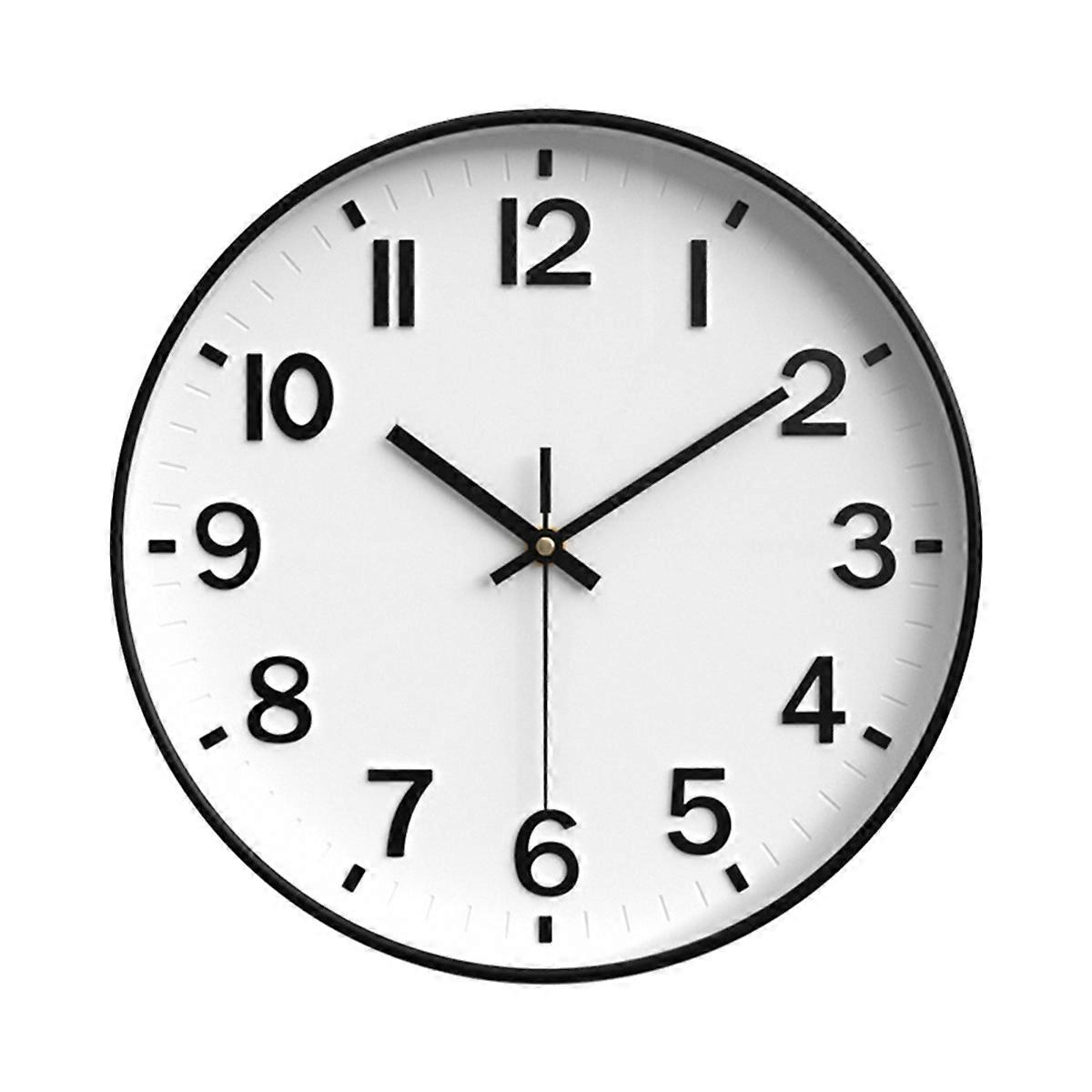 Silent Modern Clock for Wall, 3D Numbers Wall Clock Colour 4