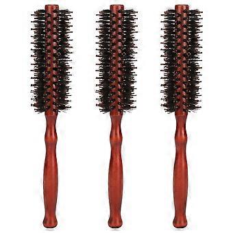 3Pcs Round Styling Hair Brush High Temperature Resistant Bristle Round Brush for Hair Styling Tools