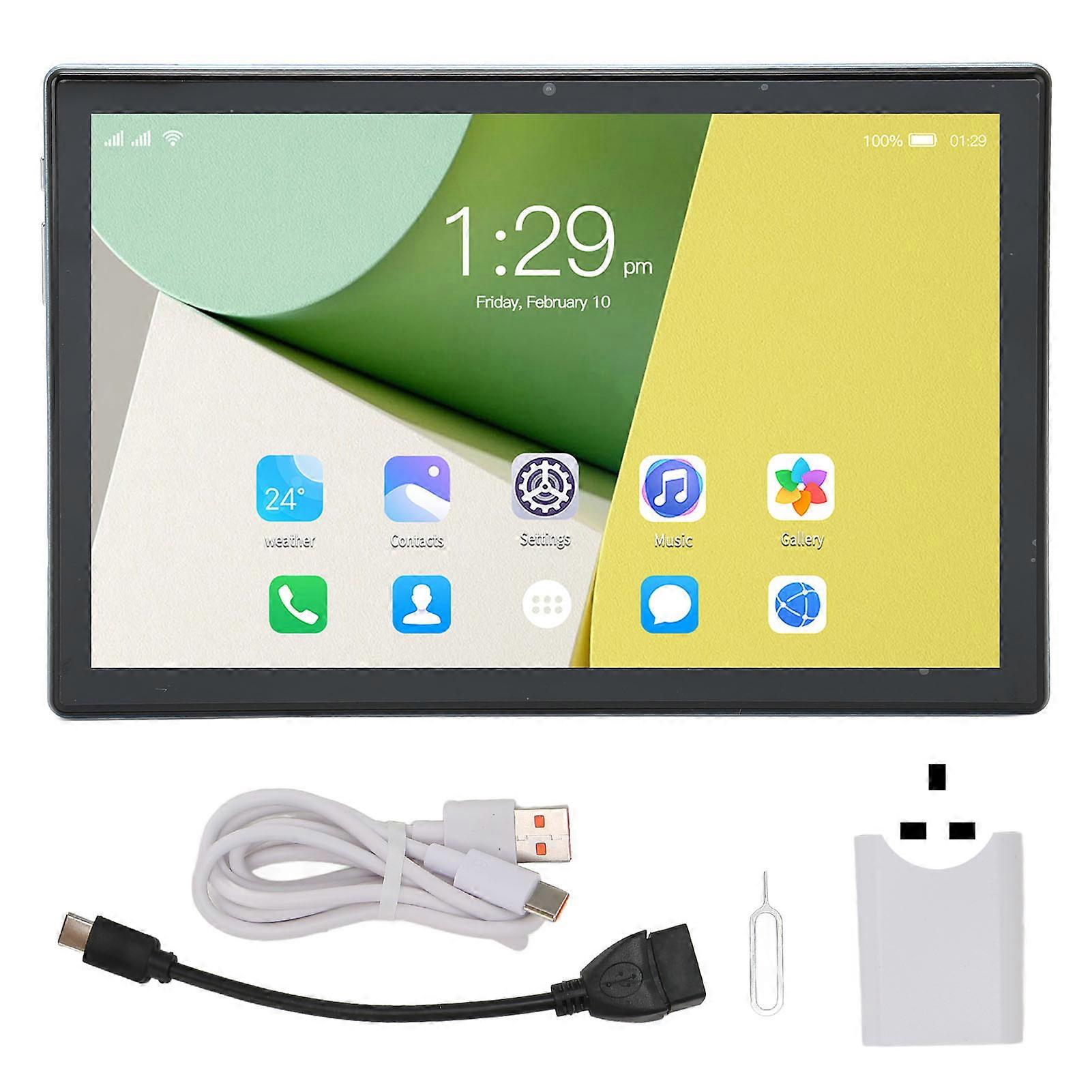 10.1 Inch 8 Core CPU 8GB 256GB Support 5G WIFI SIM Dual Standby Fast Charging 4G Calling Tablet