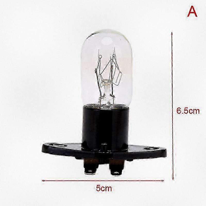 Replacement Light Bulb for Microwave Oven with Lampholder, 230V 20W Base Design for Compatible Models