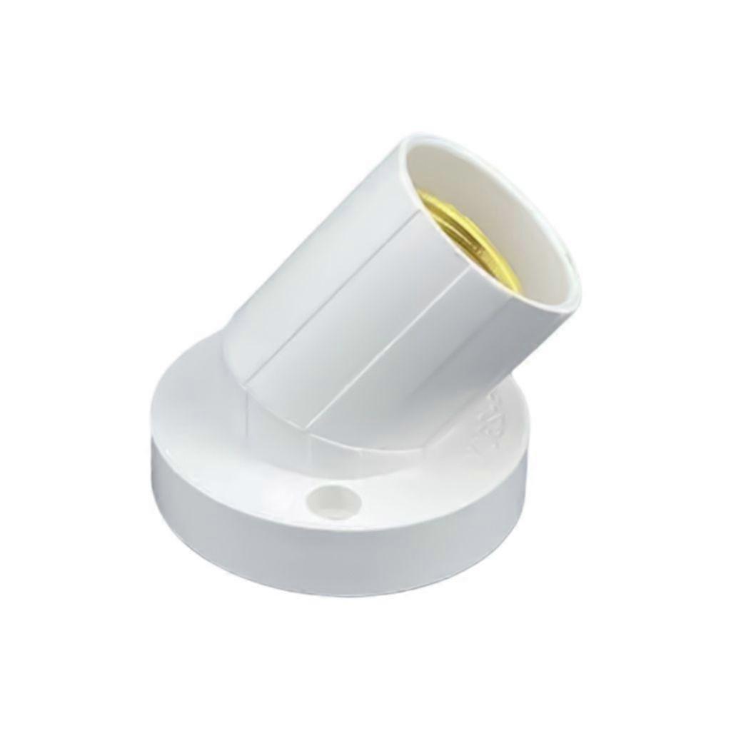 90 Degree Adjustment Tilted E27 Bulb Socket Lamp Holder Socket Base Durability