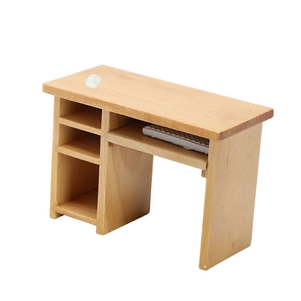 Miniature Wood Table Mini House Decoration