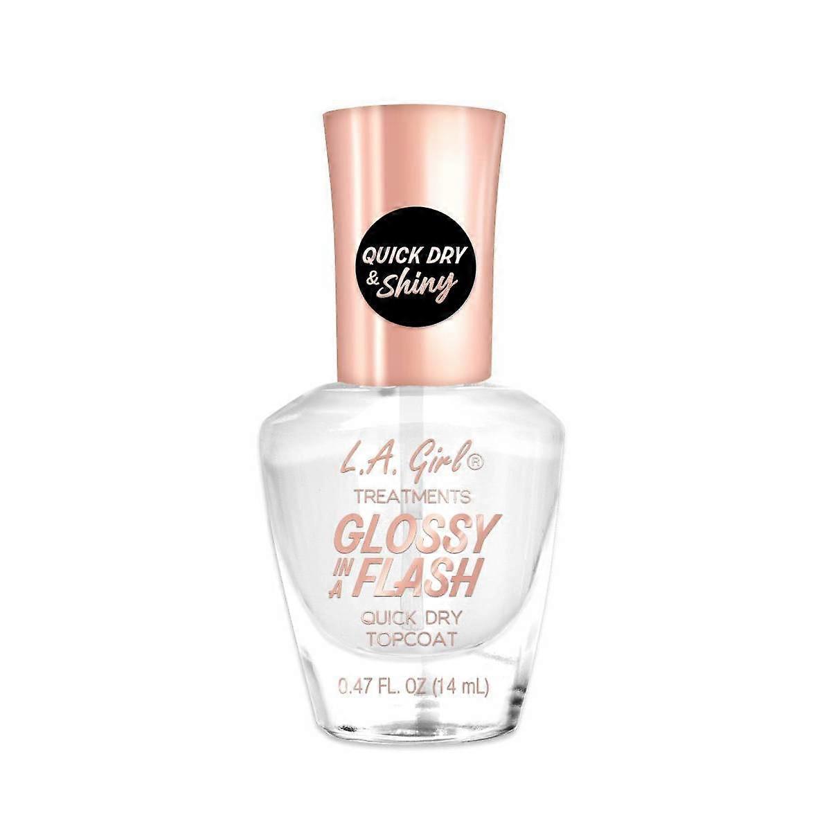 L.a. Girl Glossy In A Flash 速干顶层指甲油 - 0.47 液体盎司