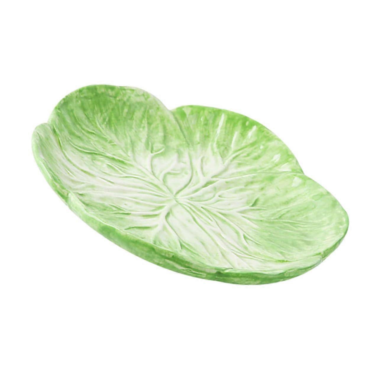 Keramiksnack plate with Chinese cabbage decor Cartoon children's tableware Versatile for rice/noodles/salad