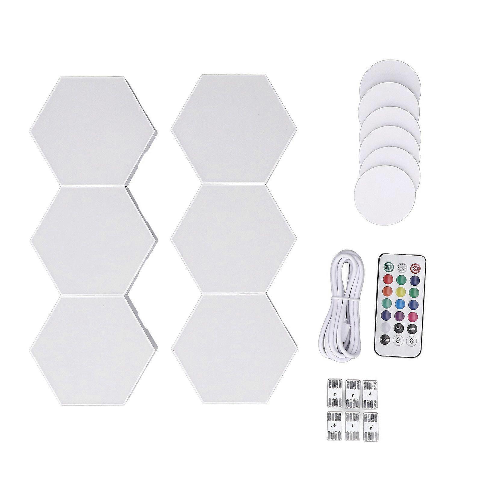 Hoge kwaliteit 6 sets zeshoekige LED-splitsingsarray Zeshoekige muur