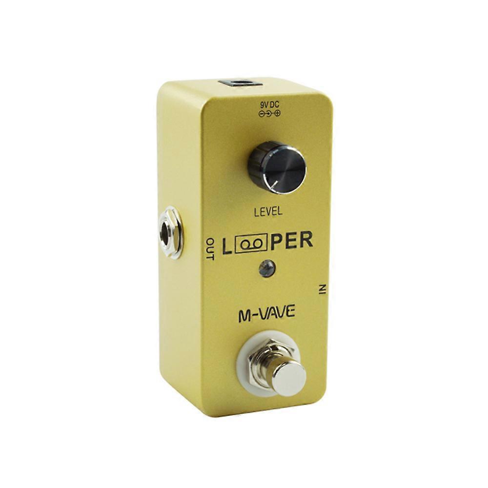 M-VAVE LOOPER Mini Guitar Loop Electric Guitar Looper Effect Pedal Max. 5 Minutes Recording Time Unlimited Overdubs Full Metal Shell