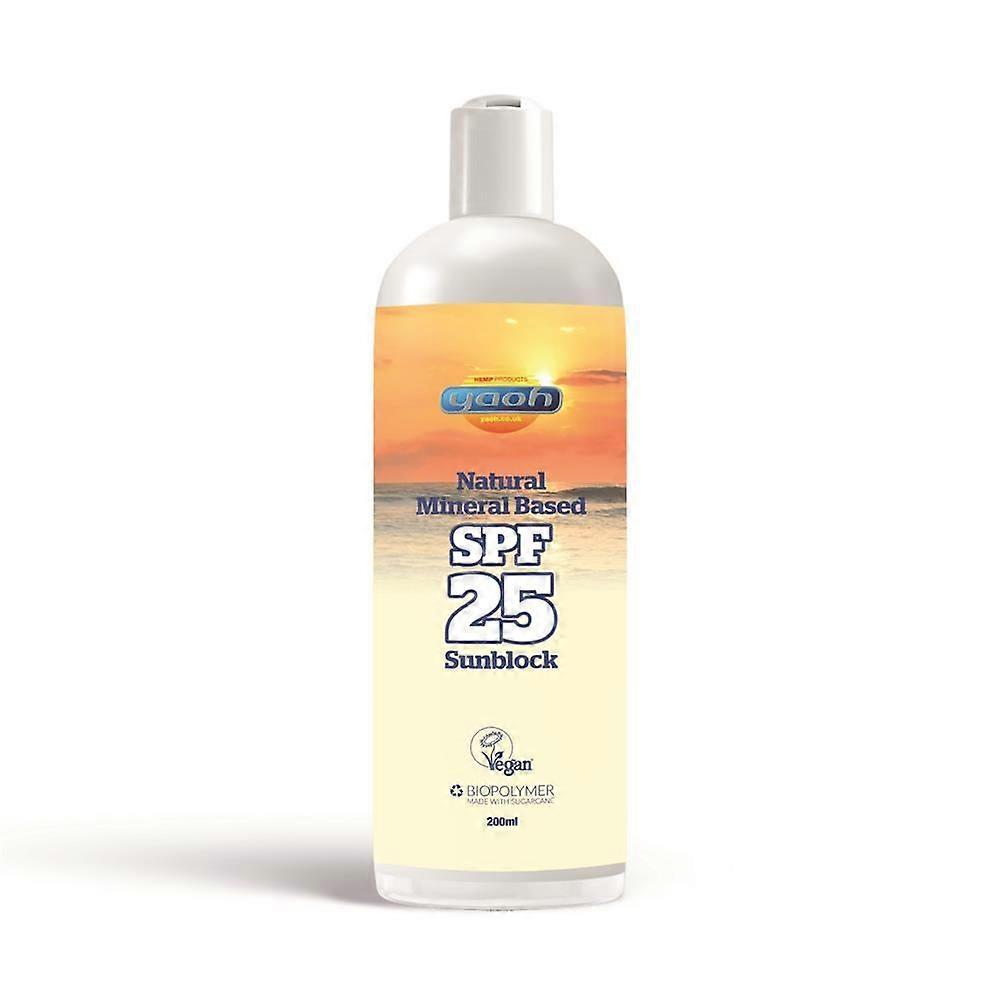 Yaoh 天然 SPF-25 矿物防晒霜 200ml