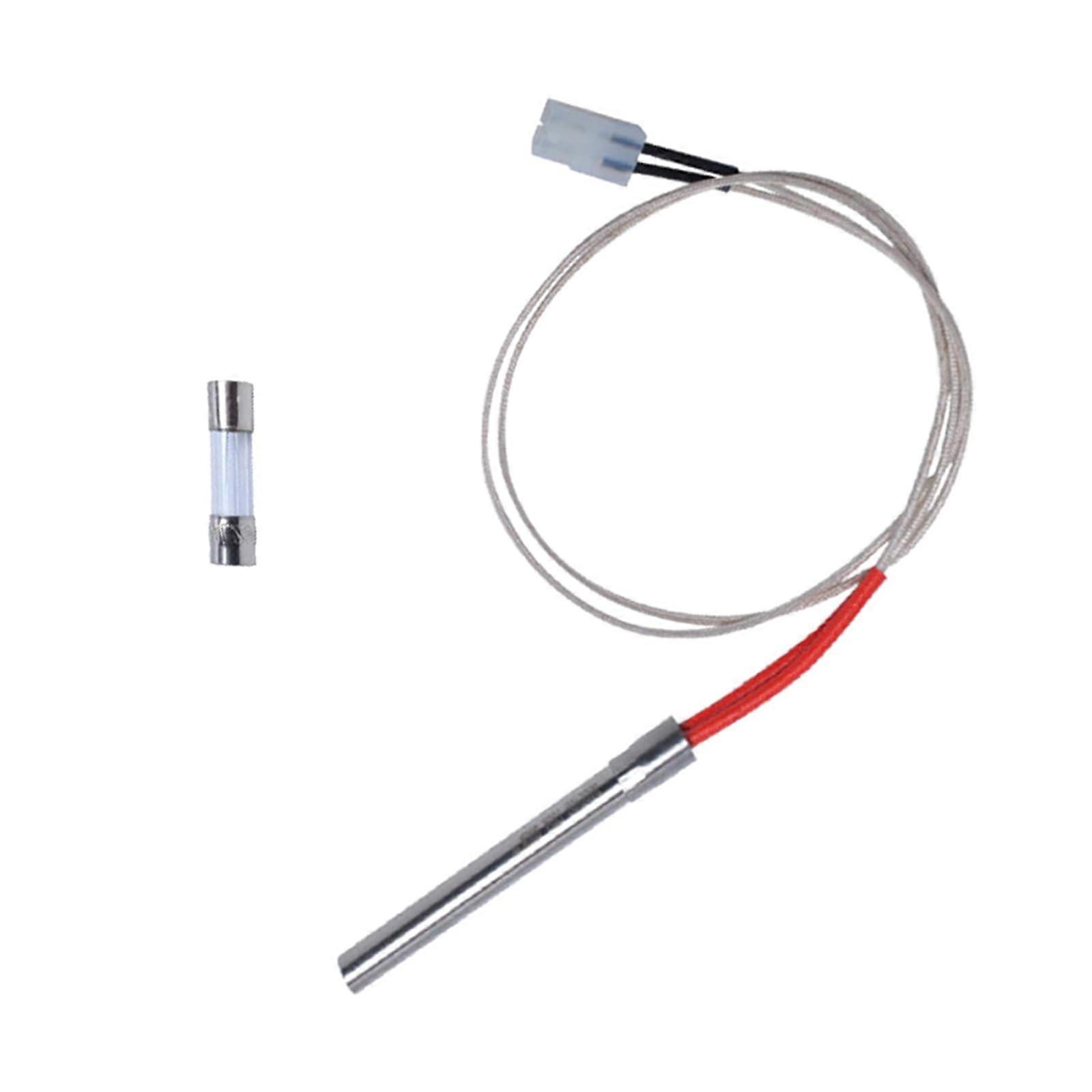 Replacement Grills Igniters for Pellet Stoves, Hot Rod Ignitor with Fuses, Compatible Ignition Starter for Pellet Grill Smokers