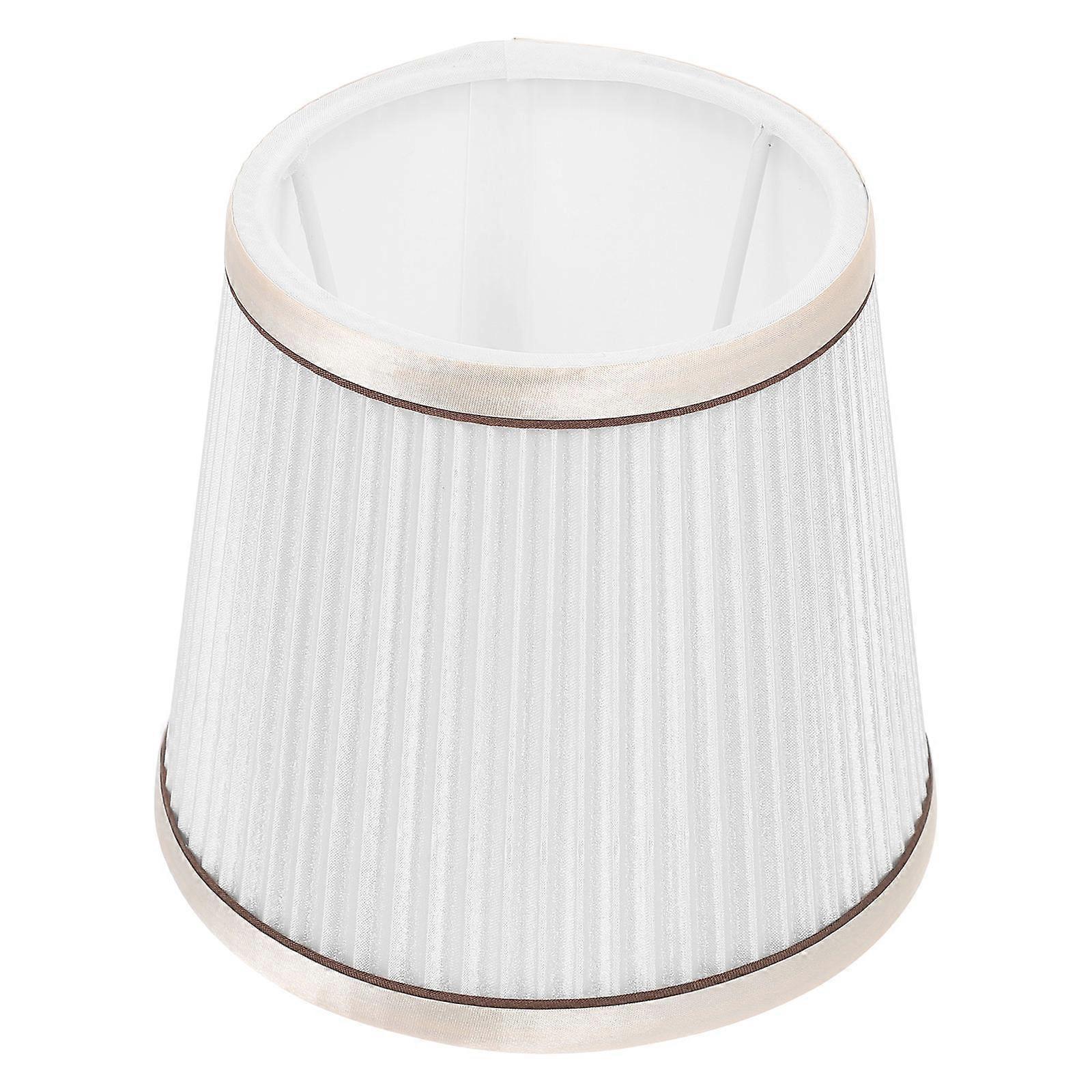 Scandinavian American Style Fabric Lampshade Durable Frame Multi Use Lighting Decor for Ceiling and Wall Lamps Soft Comfortable Eye Protection