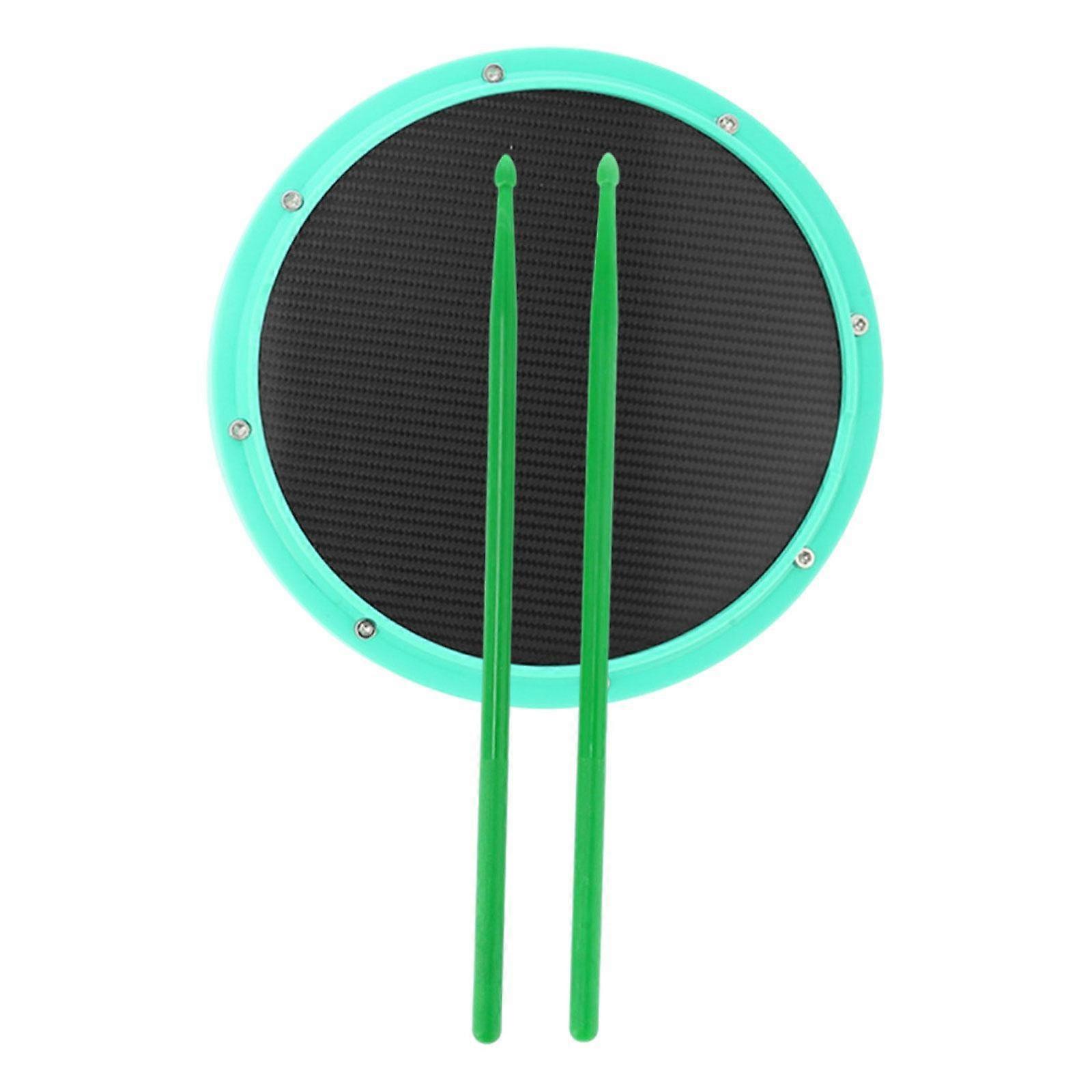 12inch Practice Drum Pad Silent Drum Pad Portable Percussion Instrument