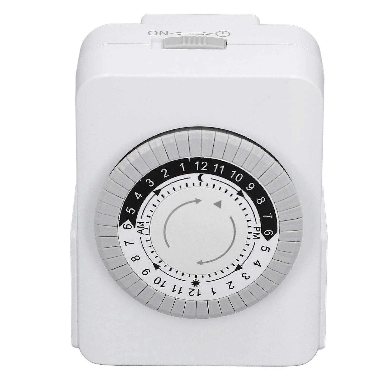 Smart Electronic Intelligent Timing Socket Switch with 24 Hour Cycle and Countdown Timer for Home Office