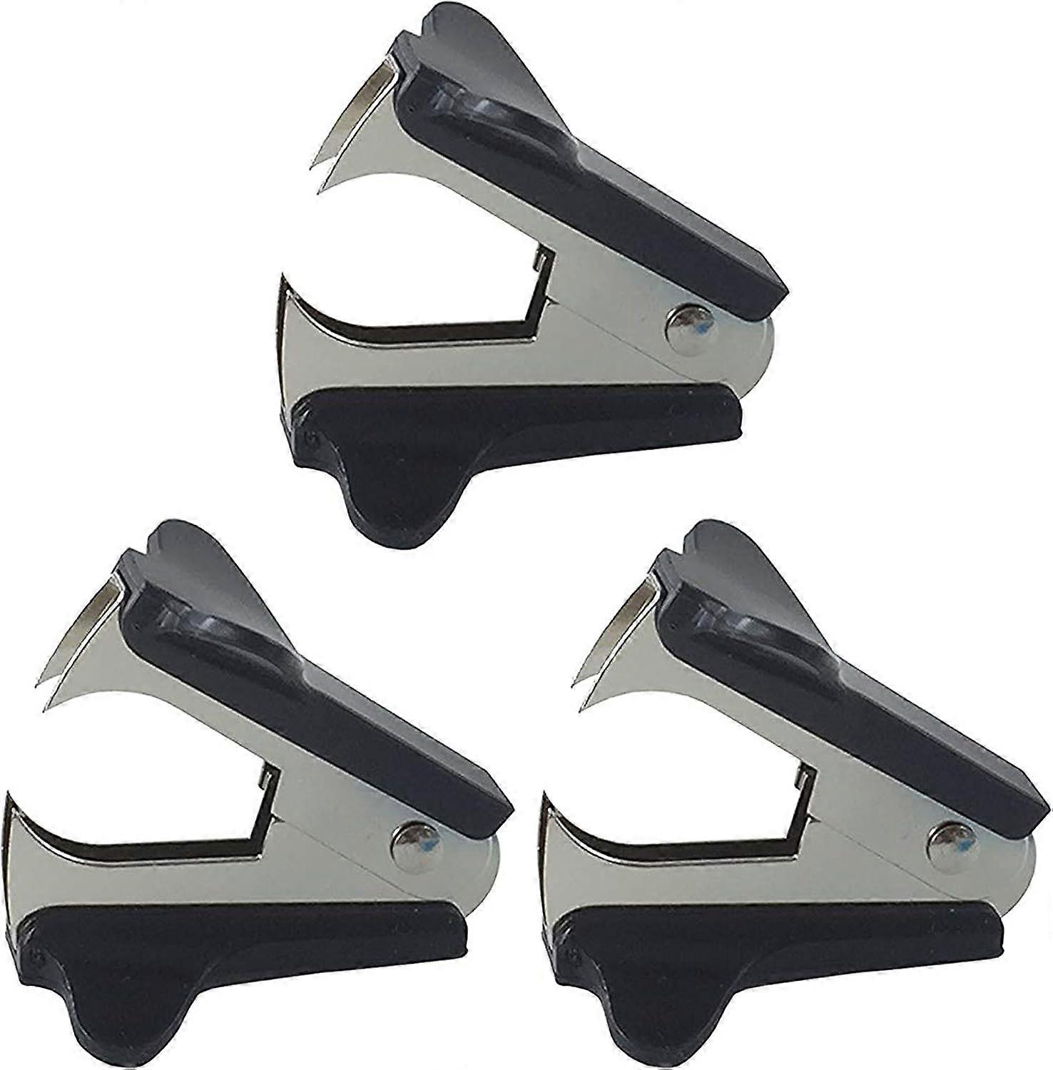 staple remover - metal - 3 mini - portable - Black - for daily use in the office and at home