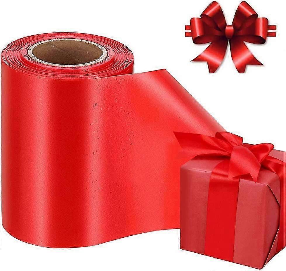 Red Ribbon for Gift Wrapping(10cm 22m)zz