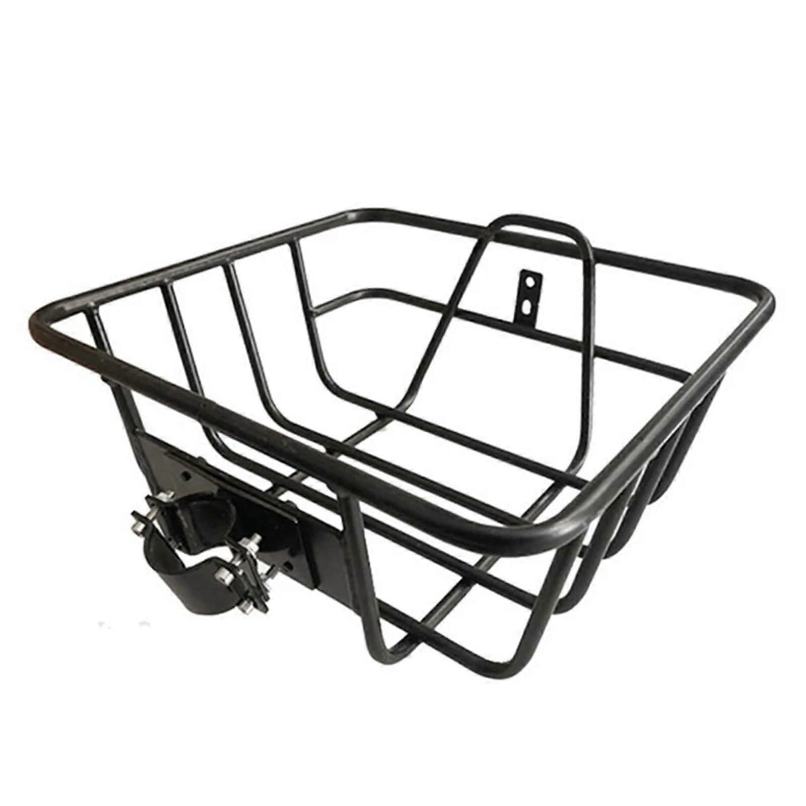 Front Basket for Women Bicycle Pannier Rack Universal Fit for Bicycles and Electric Bicycles, Stylish and Functional Storage Solution