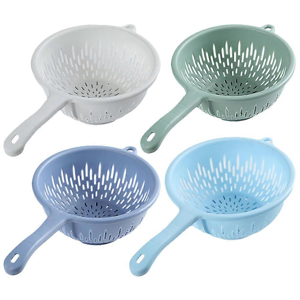 Small Plastic Colander for Washing Vegetables, Space-saving and for Daily Use