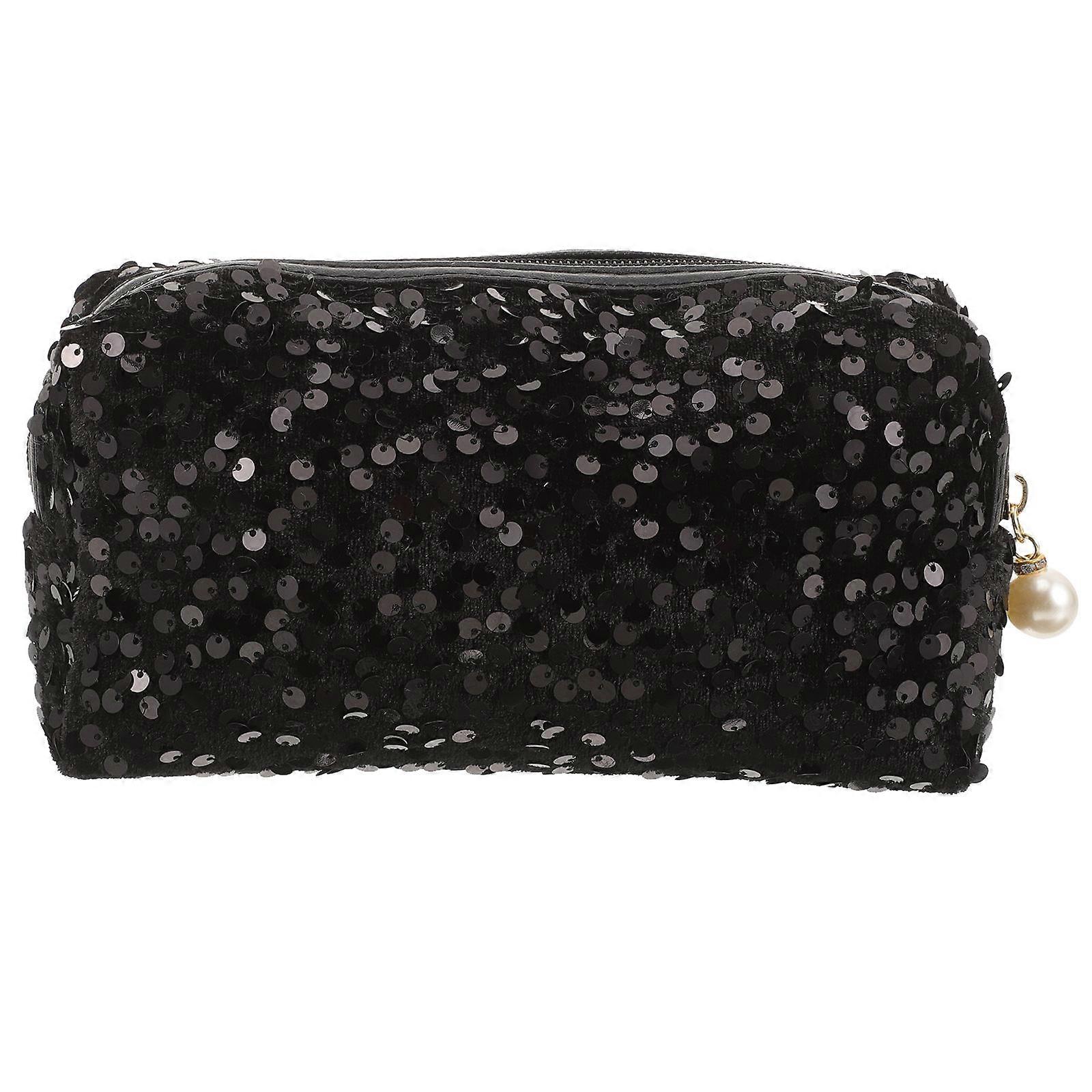 Makeup Bag, Durable Sequin Material, Suitable for Various Occasions