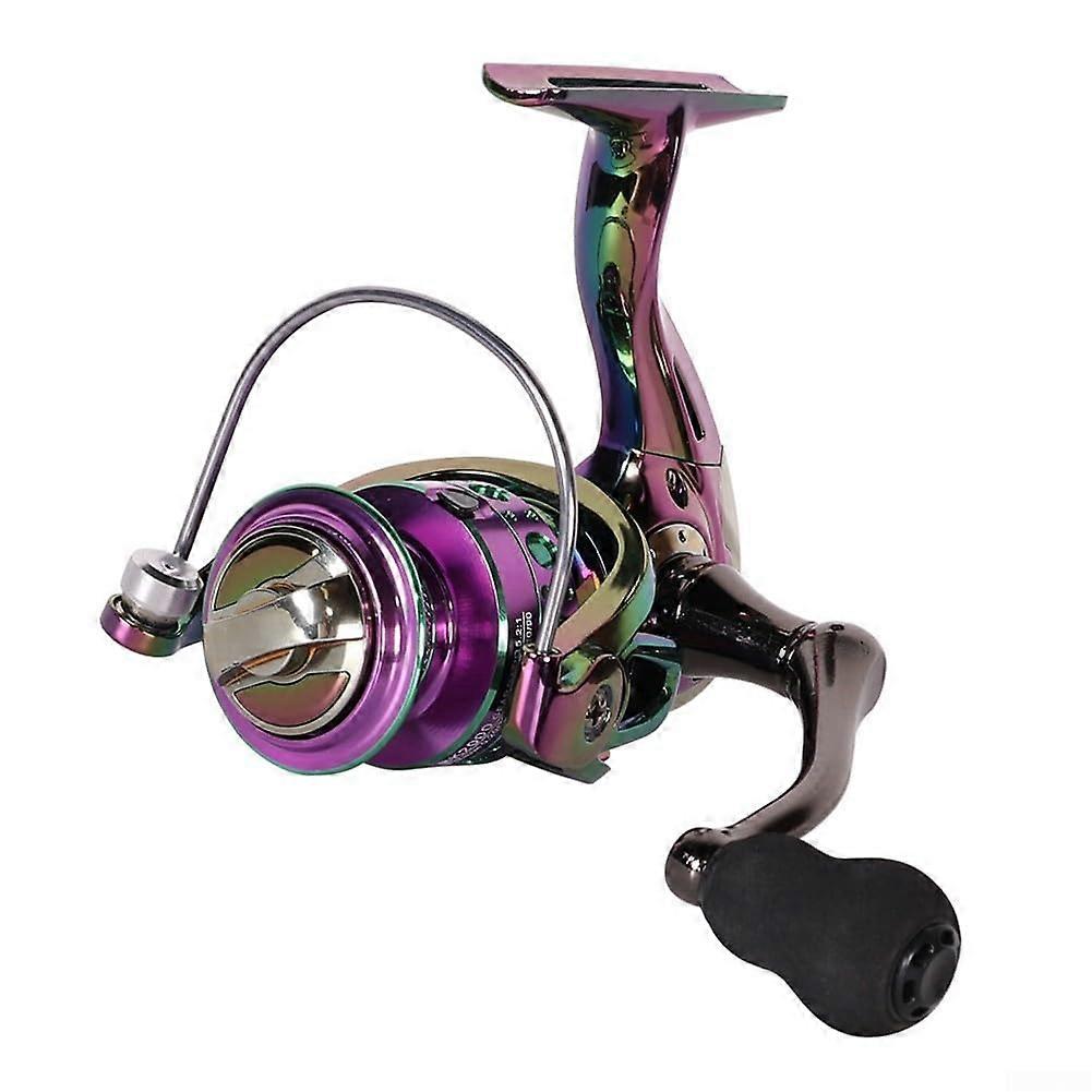 Slim fishing reel made of aluminum alloy for a smooth experience with adjustable bail and optimized casting capabilities 1000