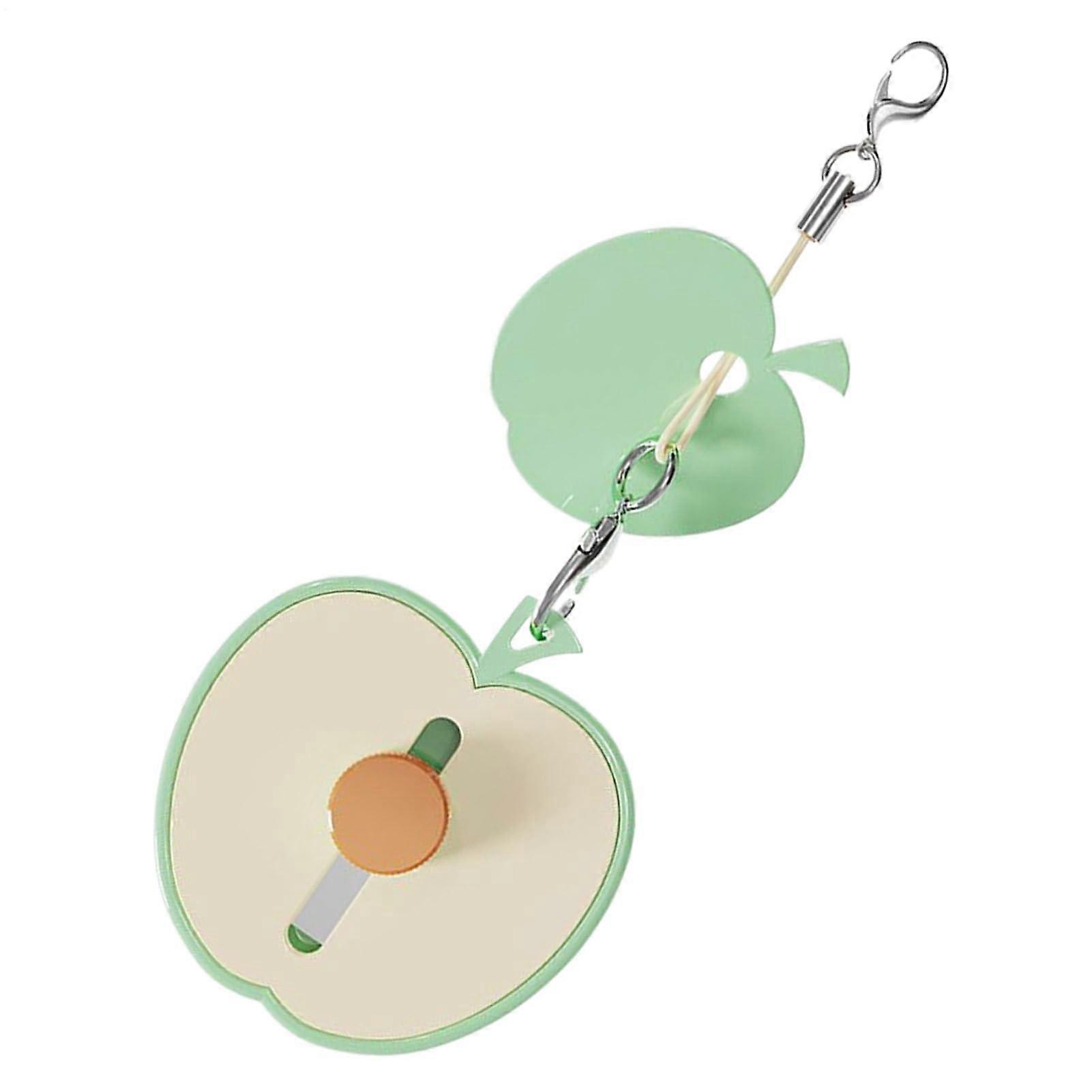 Vegetable fruit peeler, retractable pocket knife cucumber peeler  green