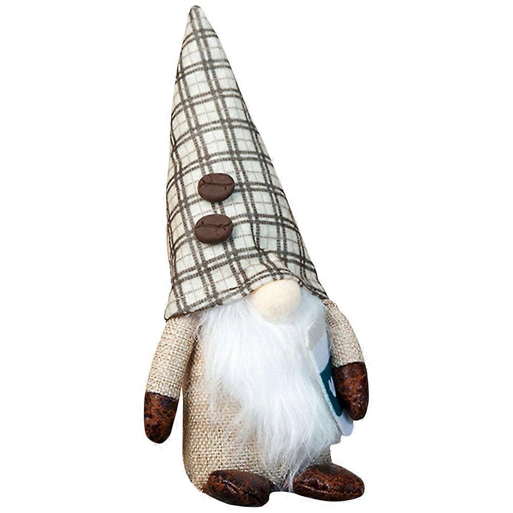 Home Decir Gnome Doll Plush Design For Table Placement Multi Colored 9.04x3.14x2.75in 1Pcs