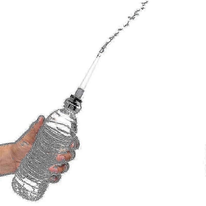 Kit d’adaptateur de bouteille d’eau de lavement de voyage Noir