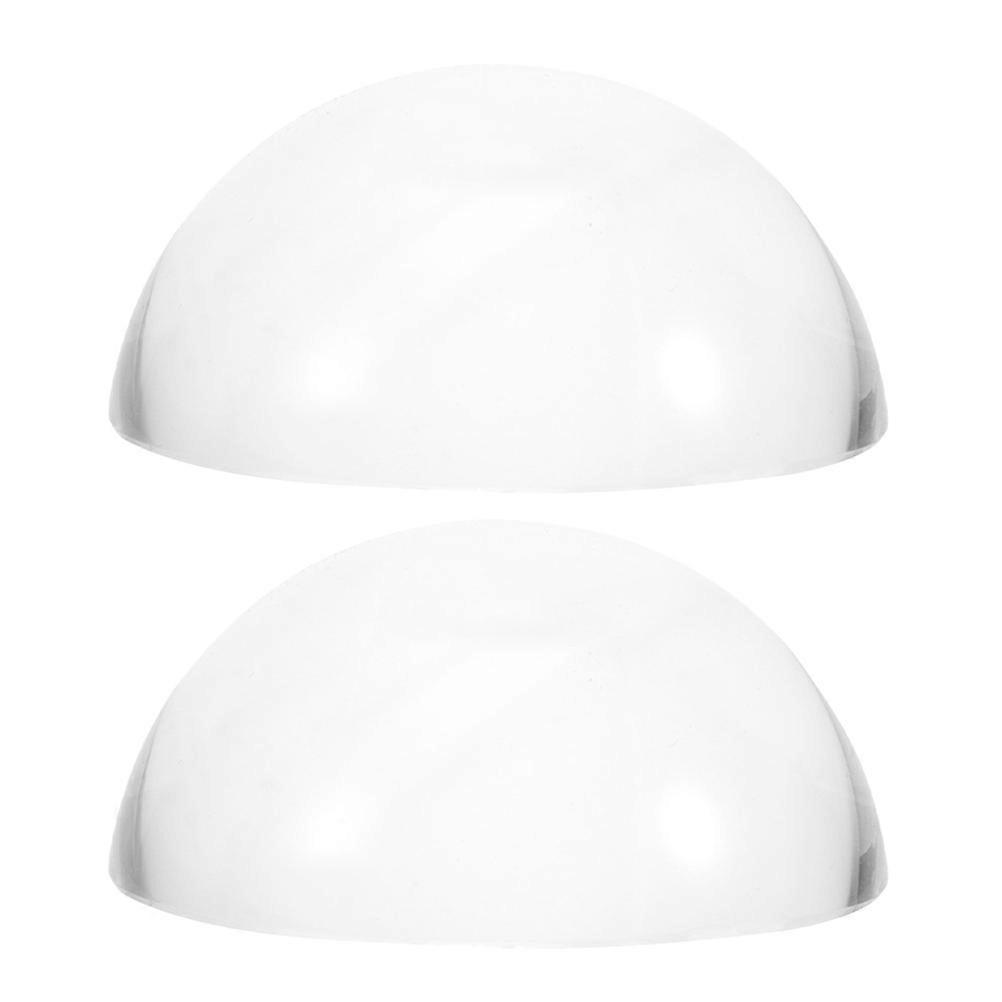Paper Weights Heavy Glass Paperweight Block Fabric Pressing 2Pcs