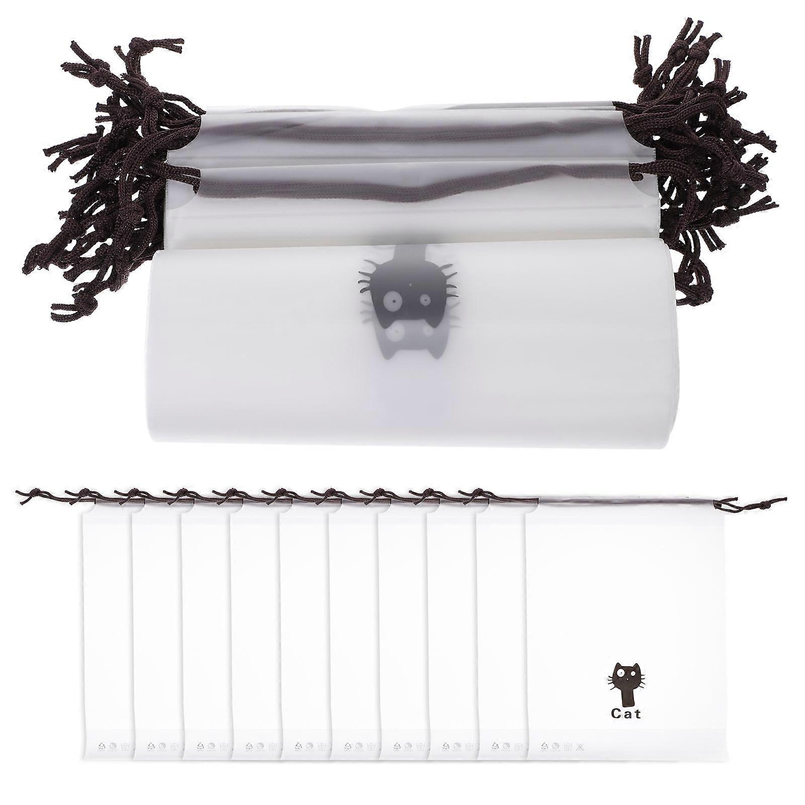 Waterproof Drawstring Pouch Travel Use Small Items Storage Bag 24Pcs