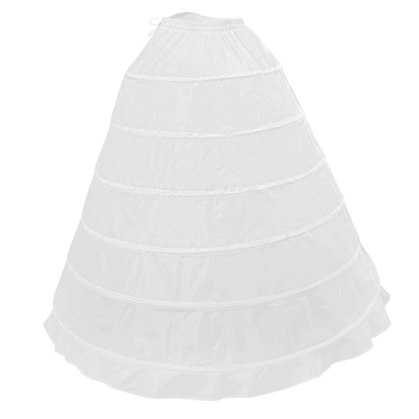 Jupon de mariée à 6 cerceaux