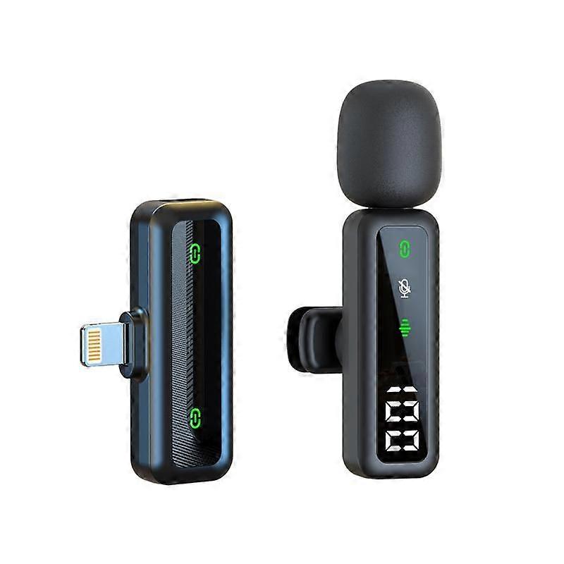 Digital Display Wireless Lapel Microphone H67 8 Pin Single Mic