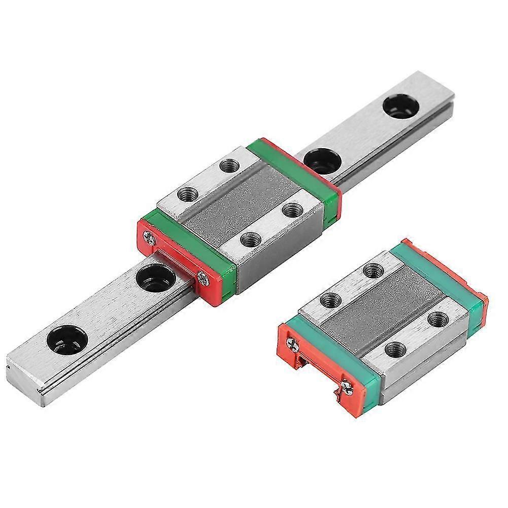 MGN9B 100mm Linear Guide Rail 9mm Width with 2pcs MGN9B Rail Block-ss