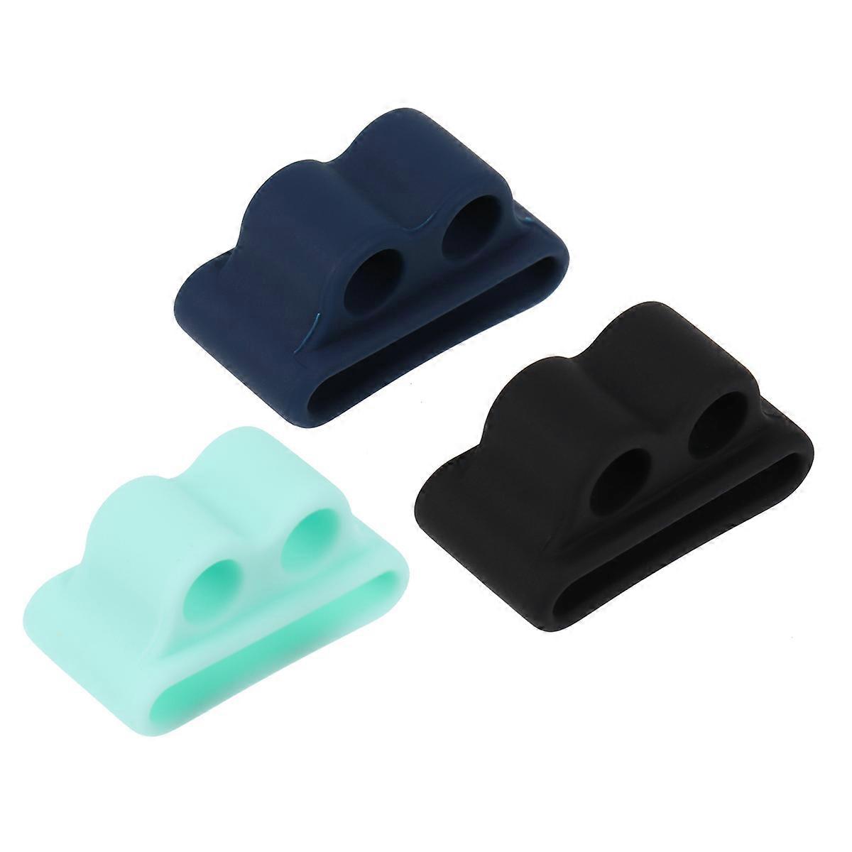 Headset Earphone Protective Case Creative Wireless Earphones Daily Use Rectangular Shape Scratch Proof 3Pcs