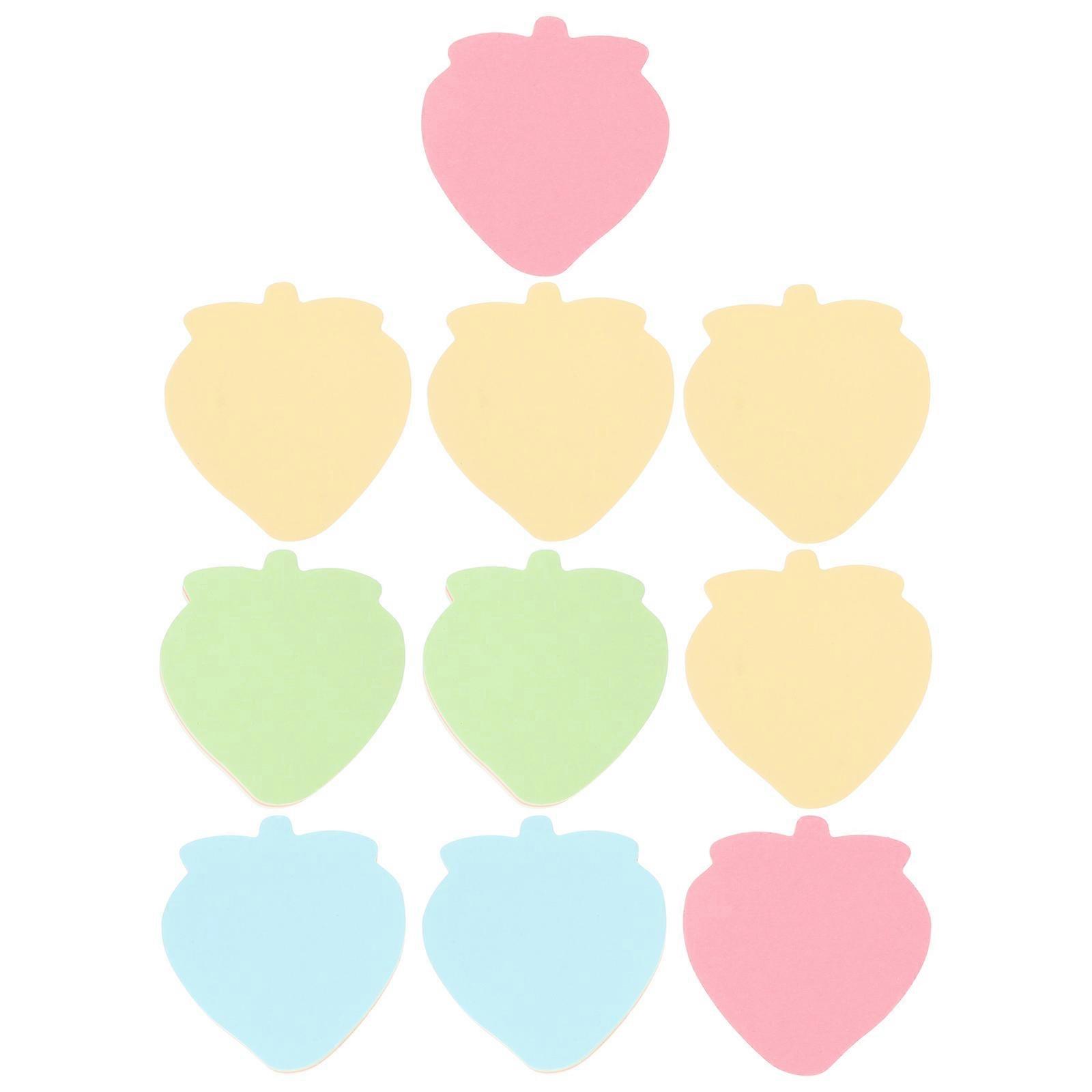 Note Reminder Sticker Tearable Memo Pads Self Stick Note Pad Writing Marking 10Set
