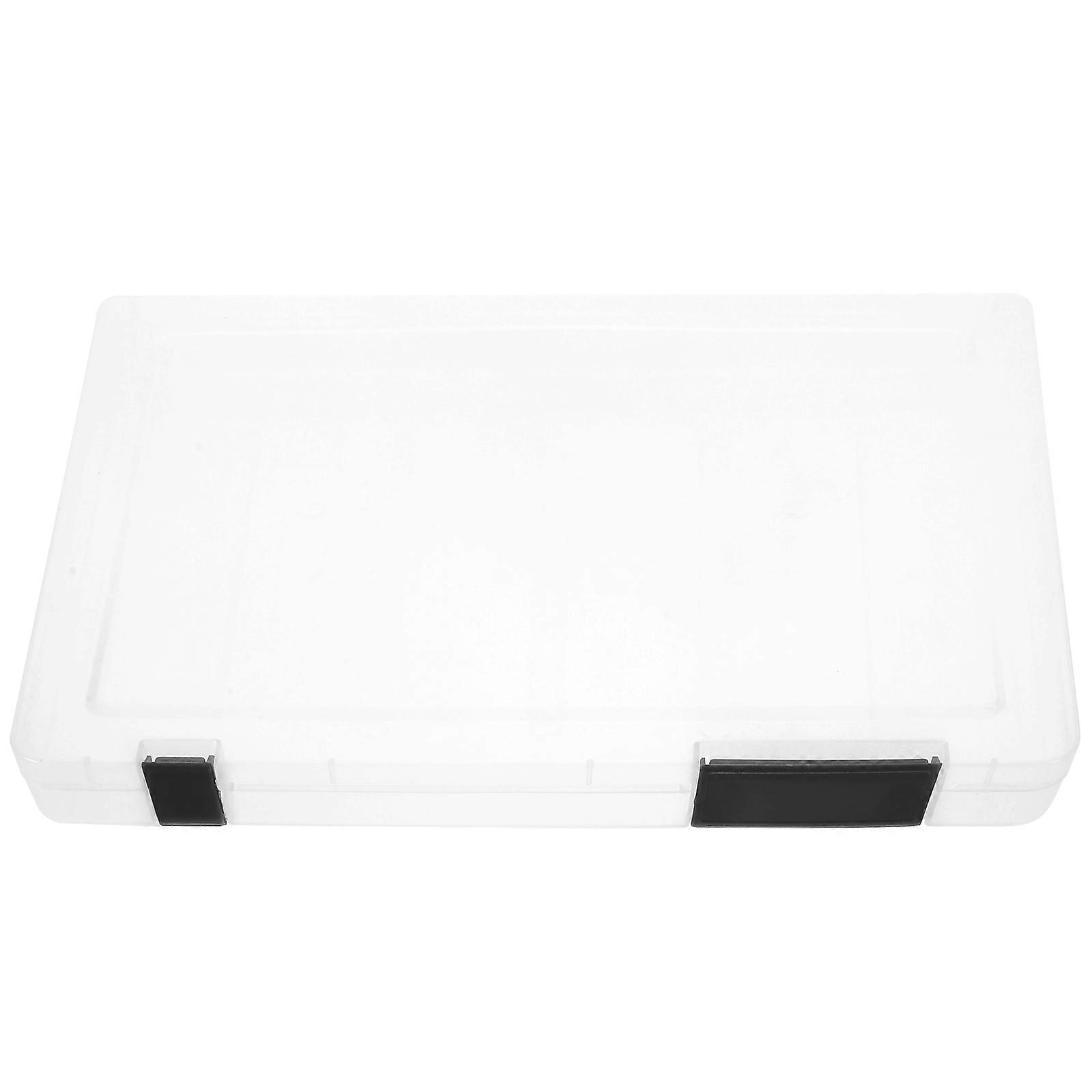 Plastic Scrapbook Paper Storage Case with Snap Tight Buckle for Organizing Documents, Magazines, and Certificates – Stylish Office and Home Use