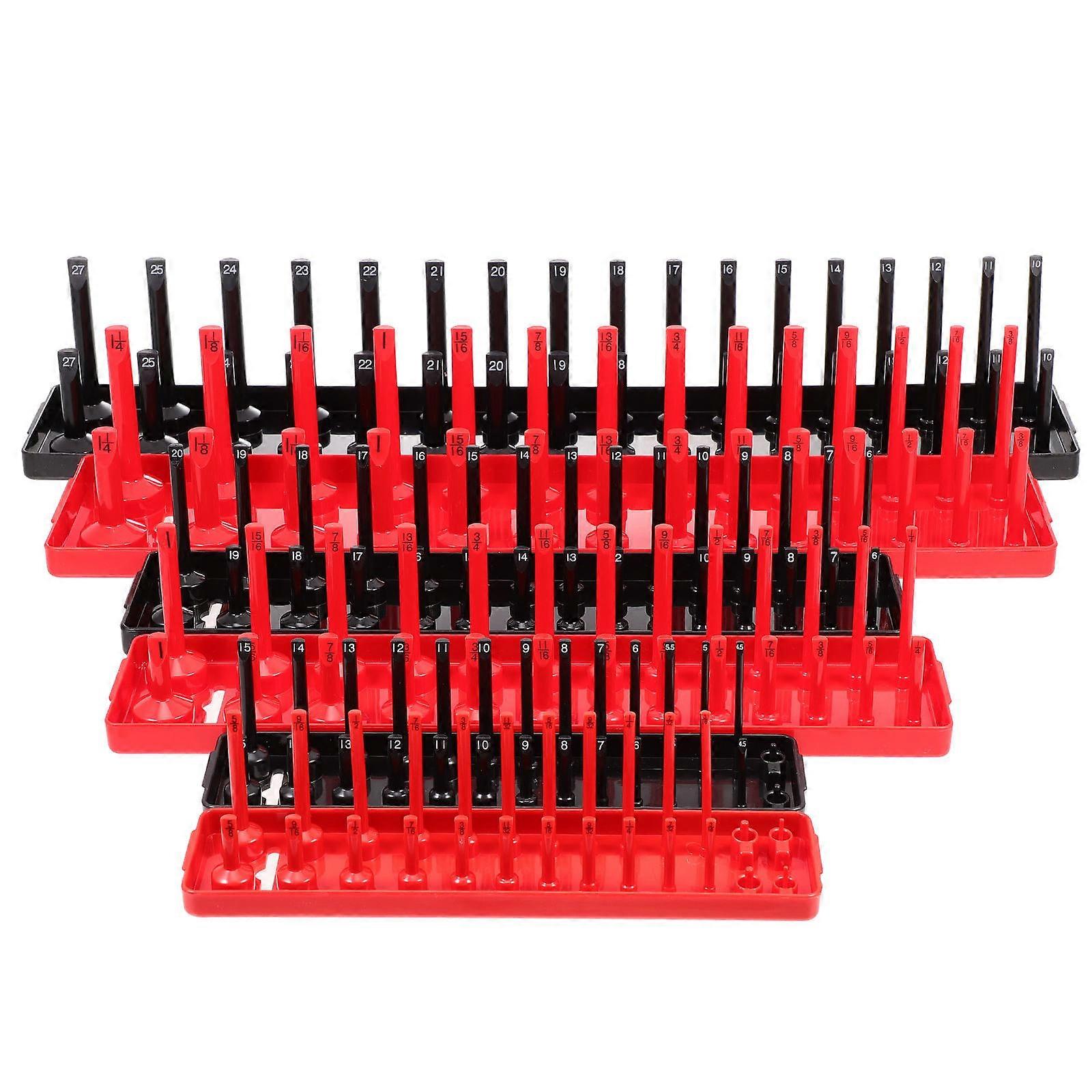 Heavy Duty Socket Set Socket Organizer Box Mechanics 6Pcs