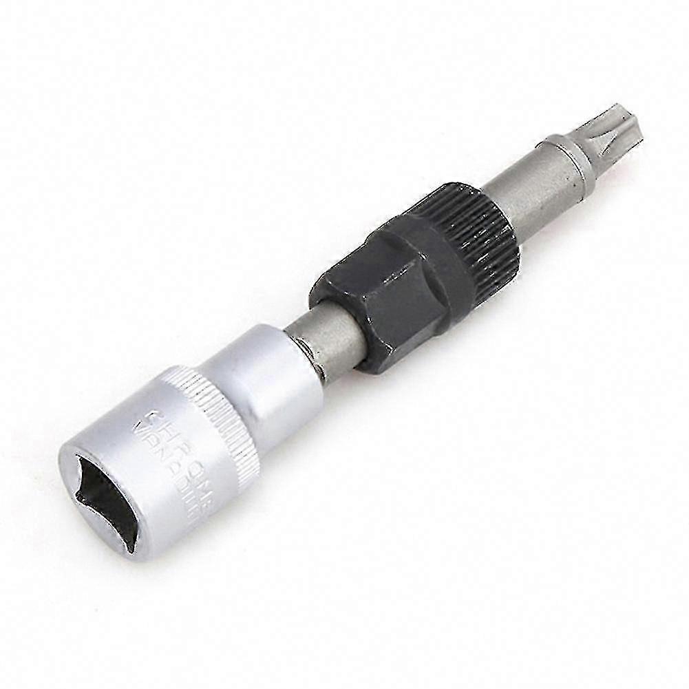 33-Tooth Alternator Pulley Socket Bit for T50 Center Bolt Removal - Yvan Tool